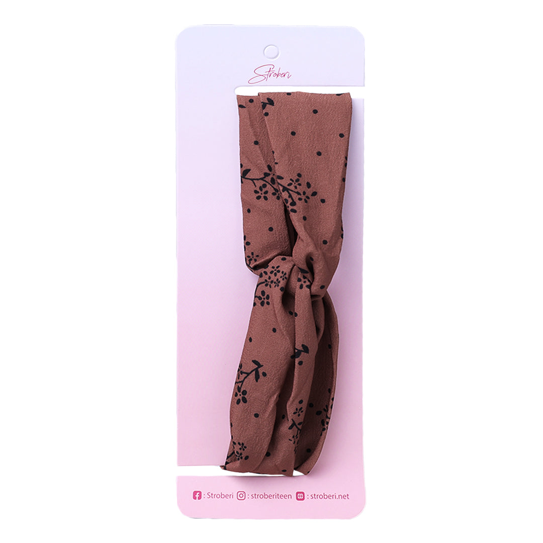 Stroberi Flower Fabric Headband