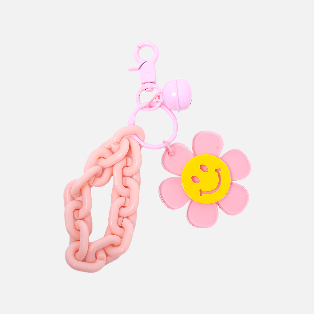 Stroberi Flower Character Keychain