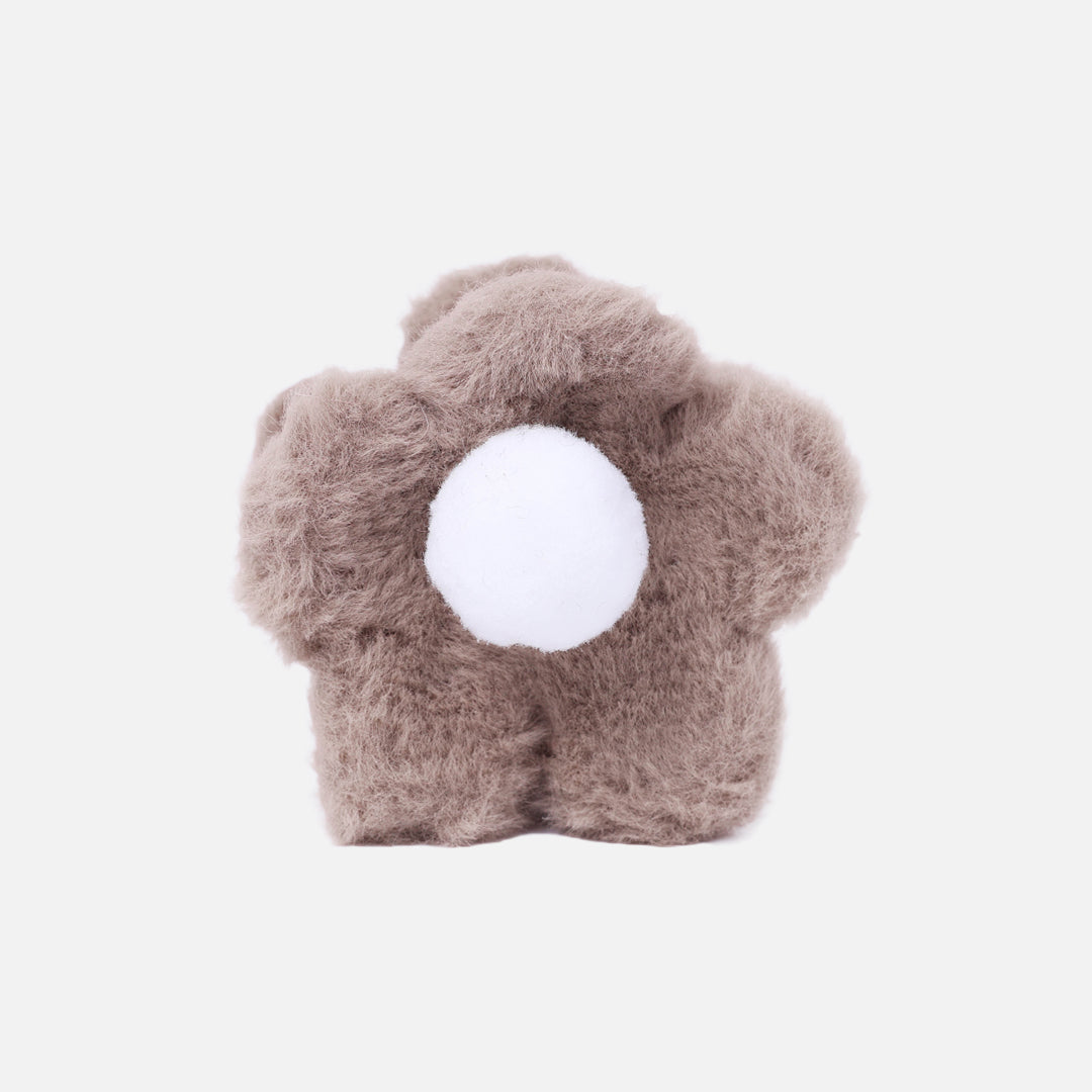 Stroberi Fur Flower Hair Clip