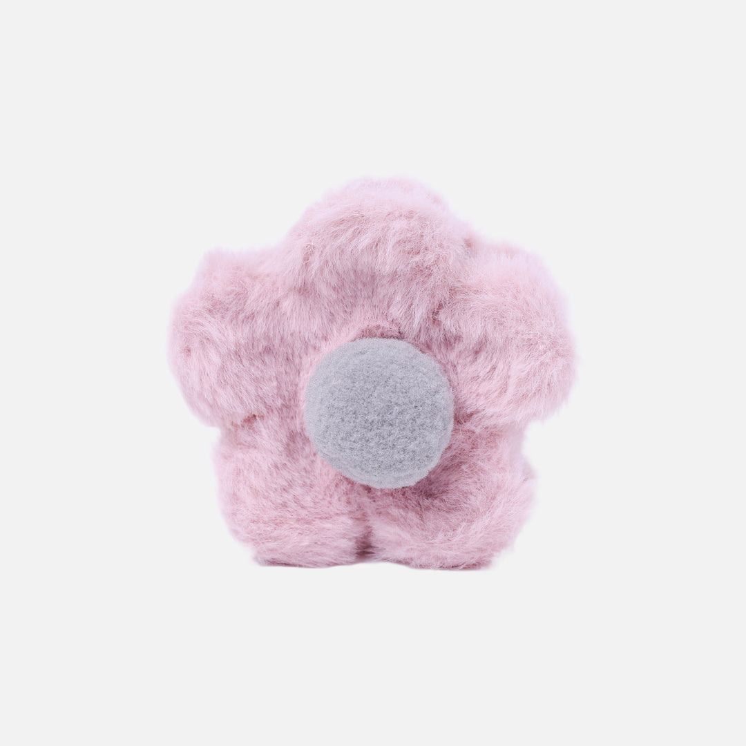 Stroberi Fur Flower Hair Clip