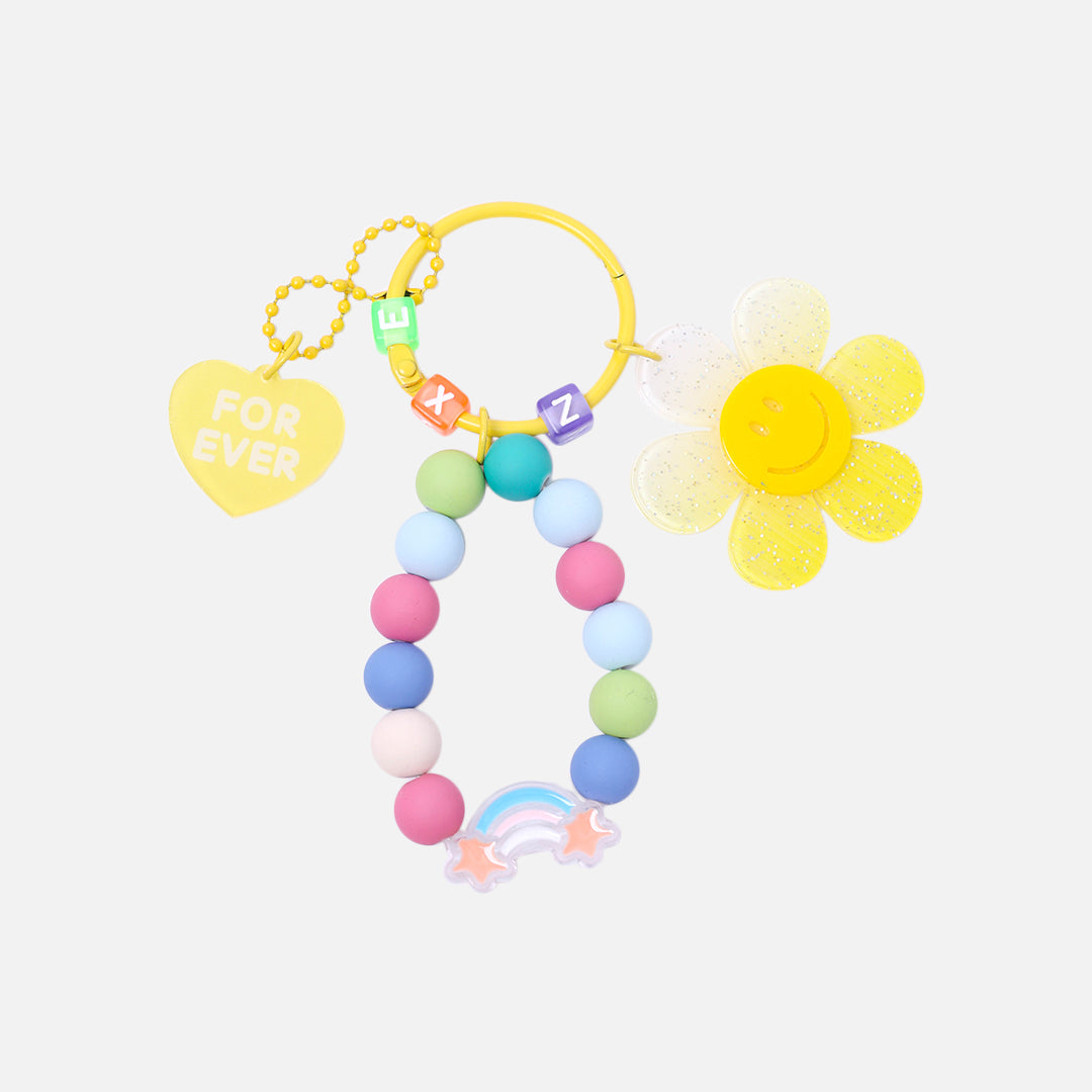 Stroberi Flower Character Keychain