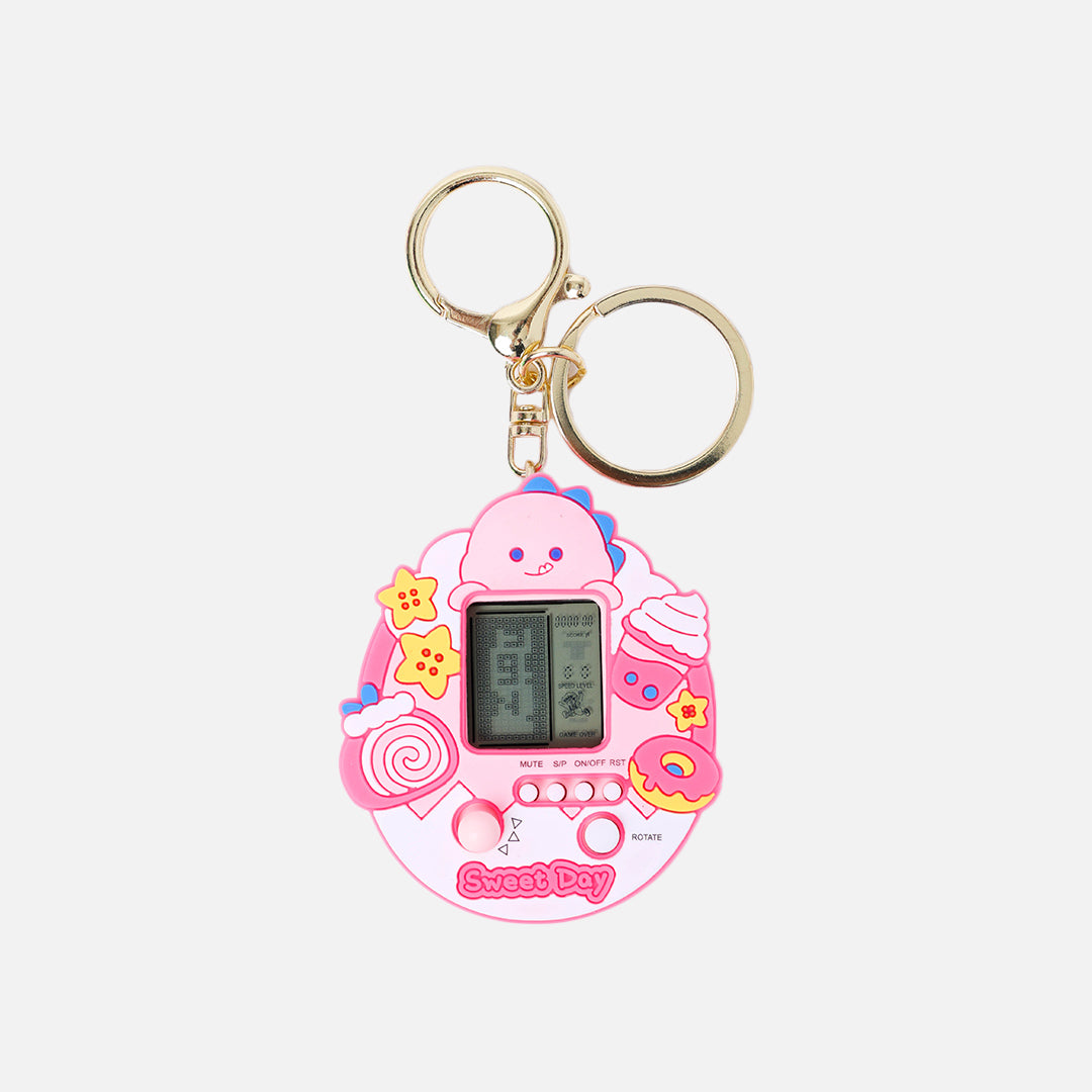 Stroberi Dinosaur Game Keychain