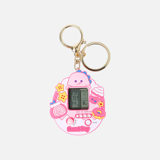 Stroberi Dinosaur Game Keychain