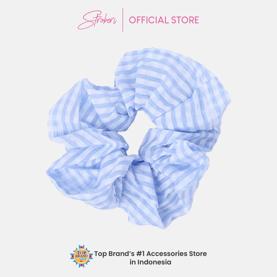 Stroberi Scrunchie Motif -1 Hair Tie
