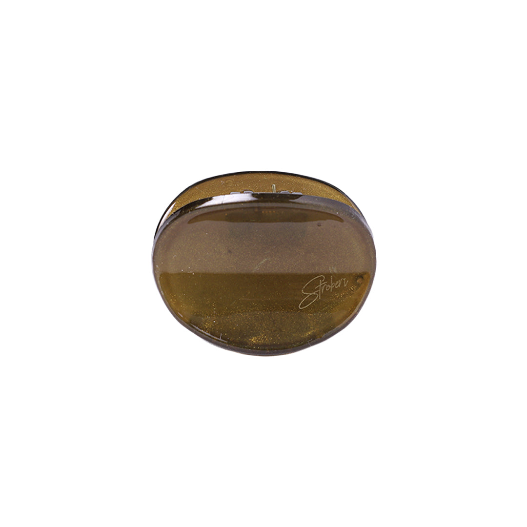 Stroberi Oval Glitter Hair Clip