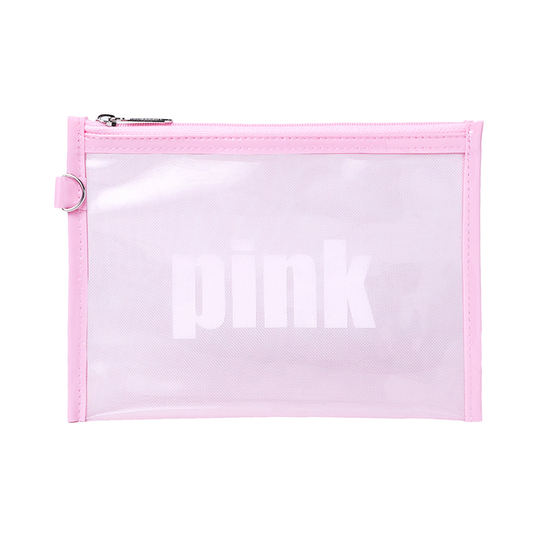 Stroberi Colorful Net Pencil Case