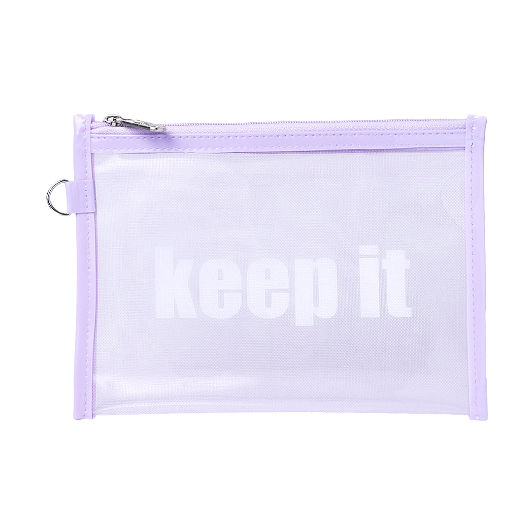 Stroberi Colorful Net Pencil Case