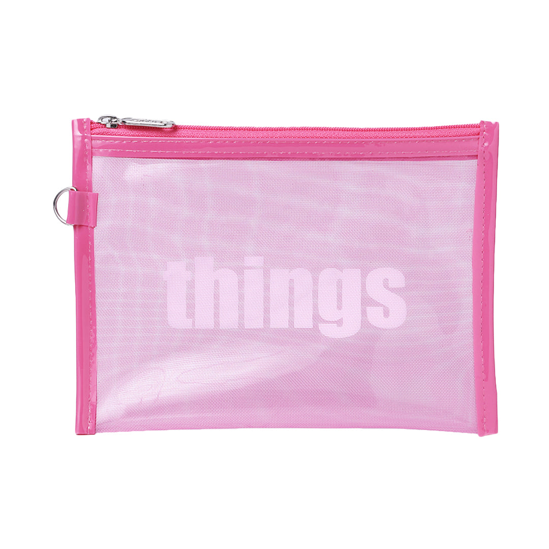 Stroberi Colorful Net Pencil Case