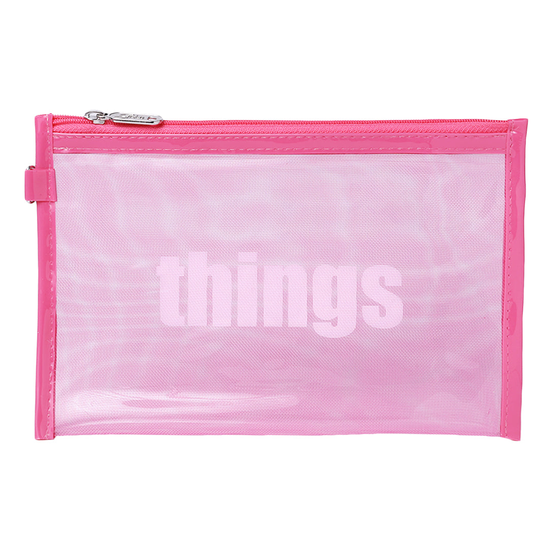 Stroberi Colorful Net Pencil Case