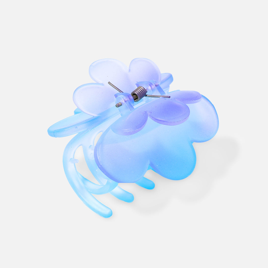Stroberi Rainbow Color Butterfly & Flower Hair Clip