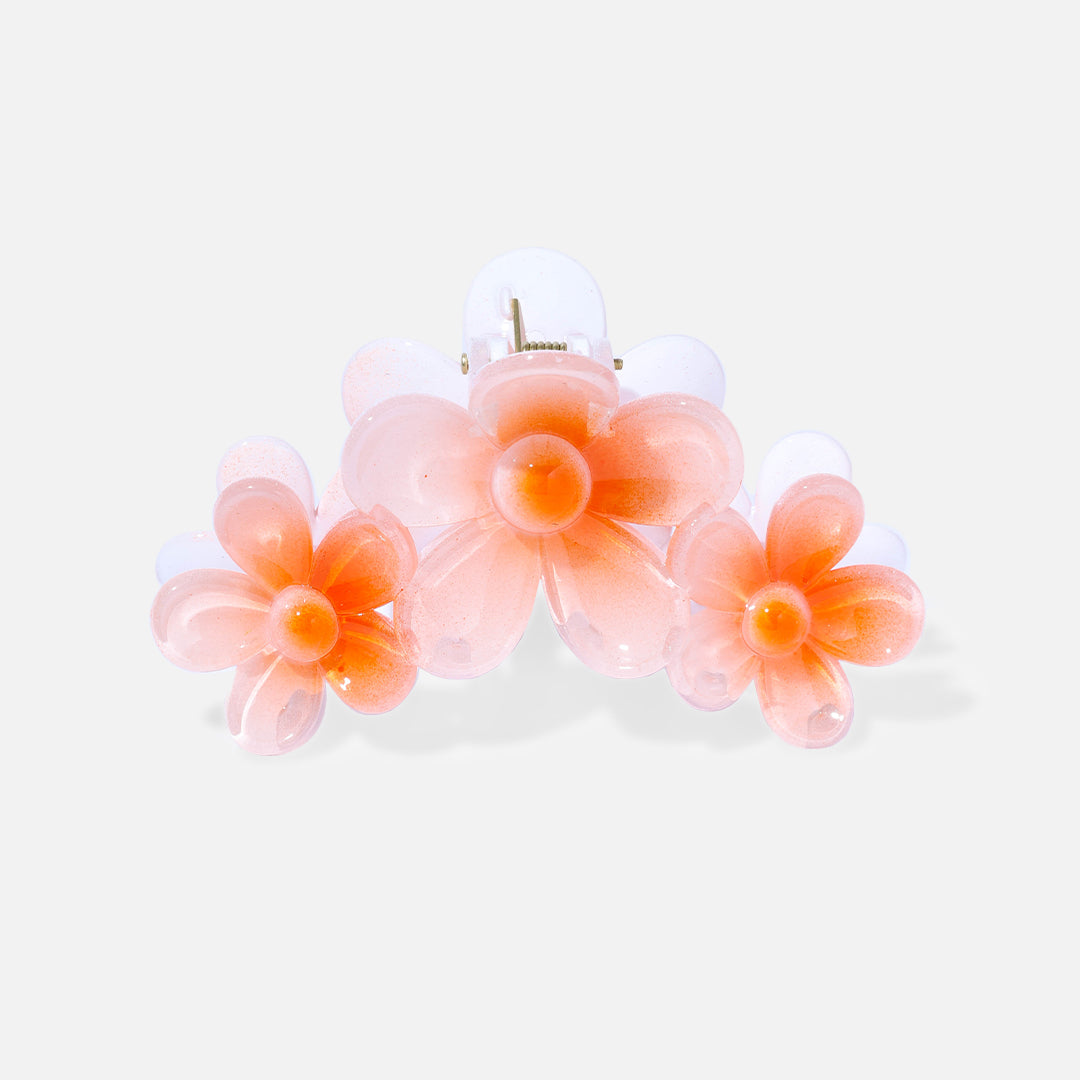 Stroberi Three Flower Color Hair Clip