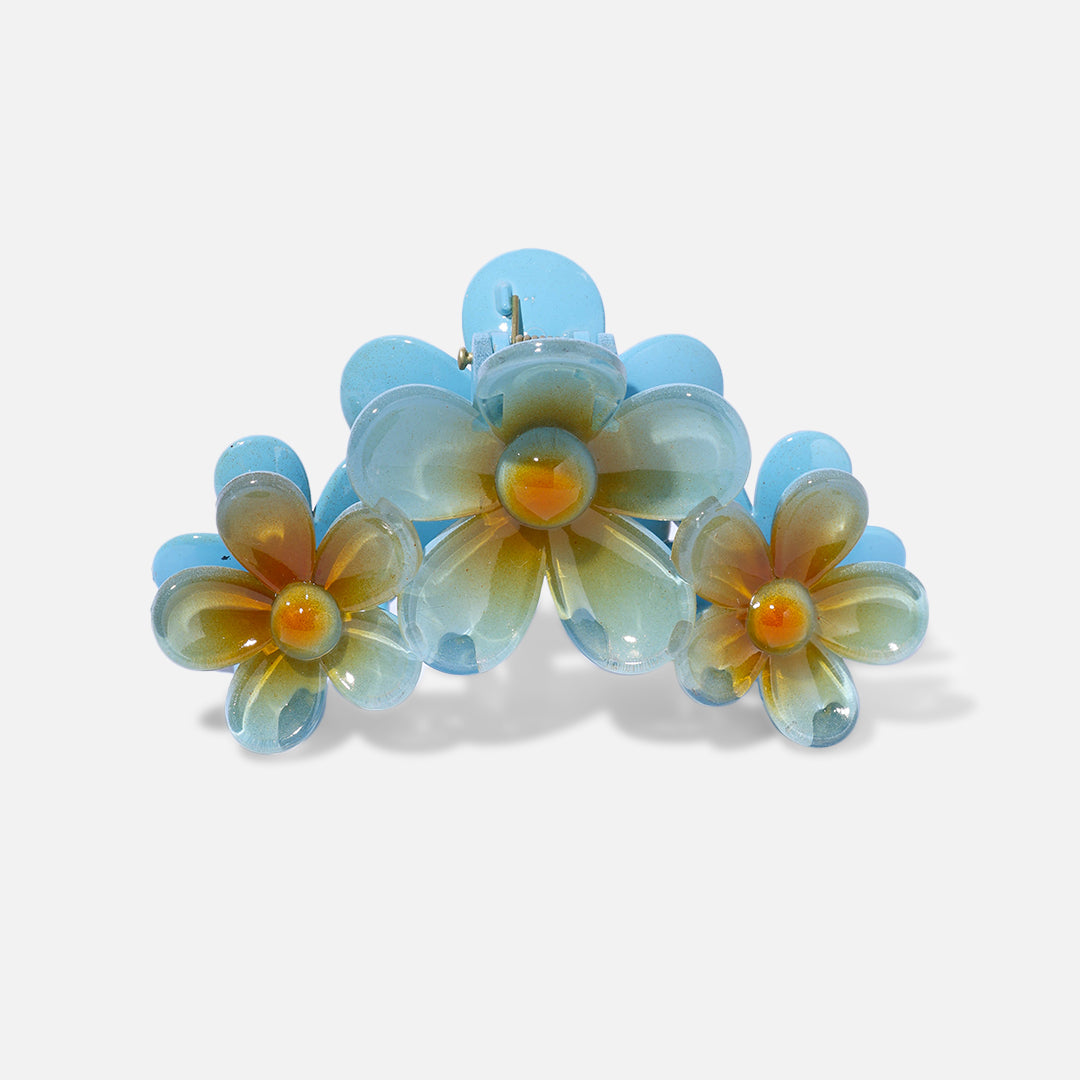 Stroberi Three Flower Color Hair Clip
