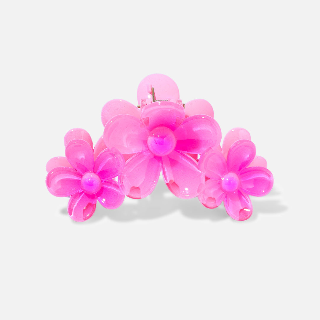 Stroberi Three Flower Color Hair Clip