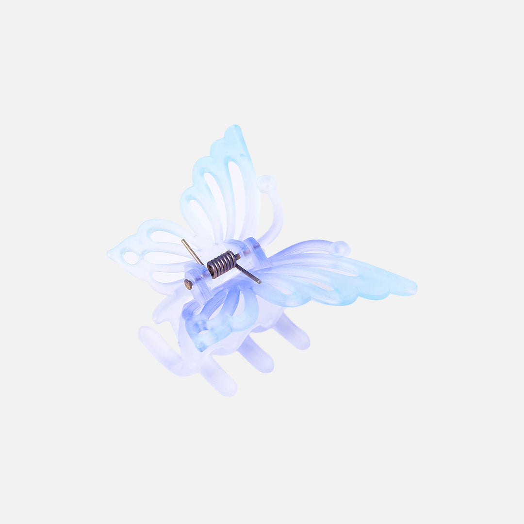 Stroberi Rainbow Color Butterfly & Flower Hair Clip