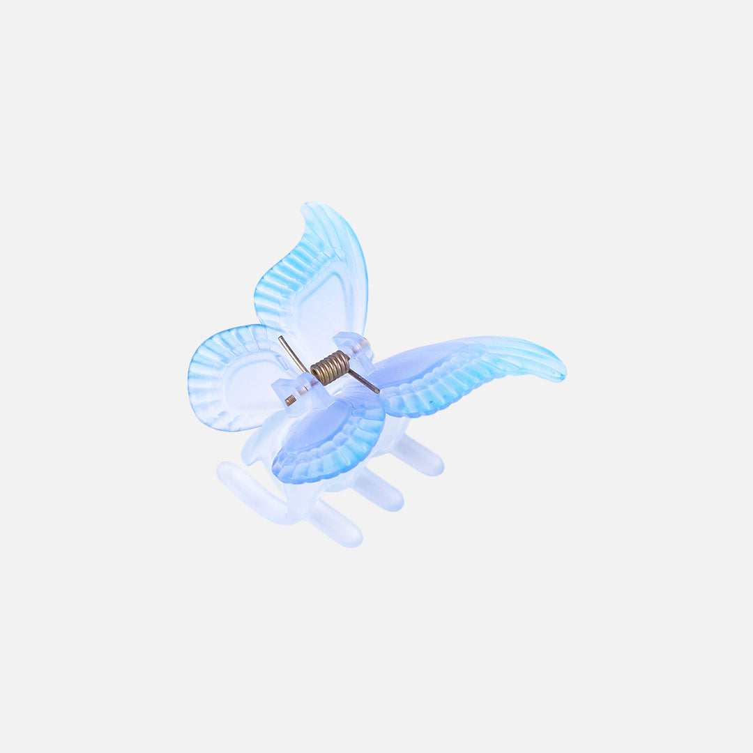 Stroberi Rainbow Color Butterfly & Flower Hair Clip