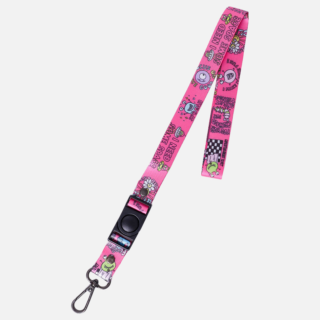 Stroberi Monster Color Lanyard Series