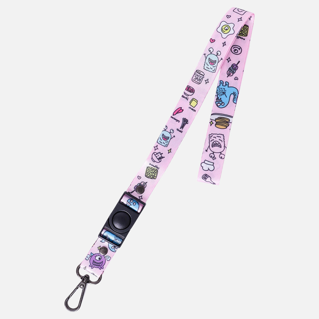Stroberi Monster Color Lanyard Series