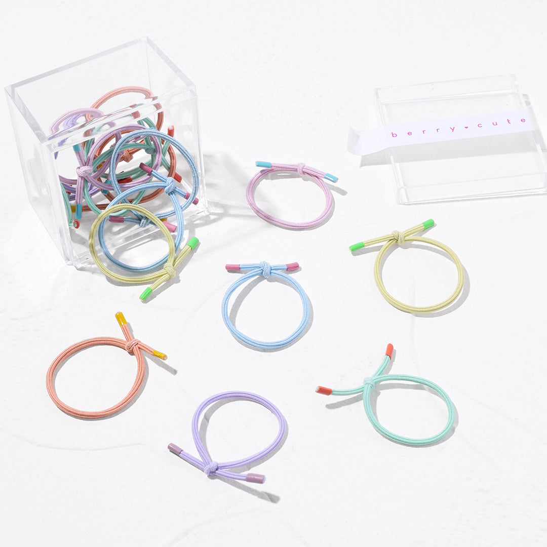 Stroberi Mini Colorful Box Hair Tie
