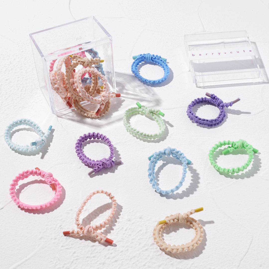Stroberi Mini Colorful Box Hair Tie