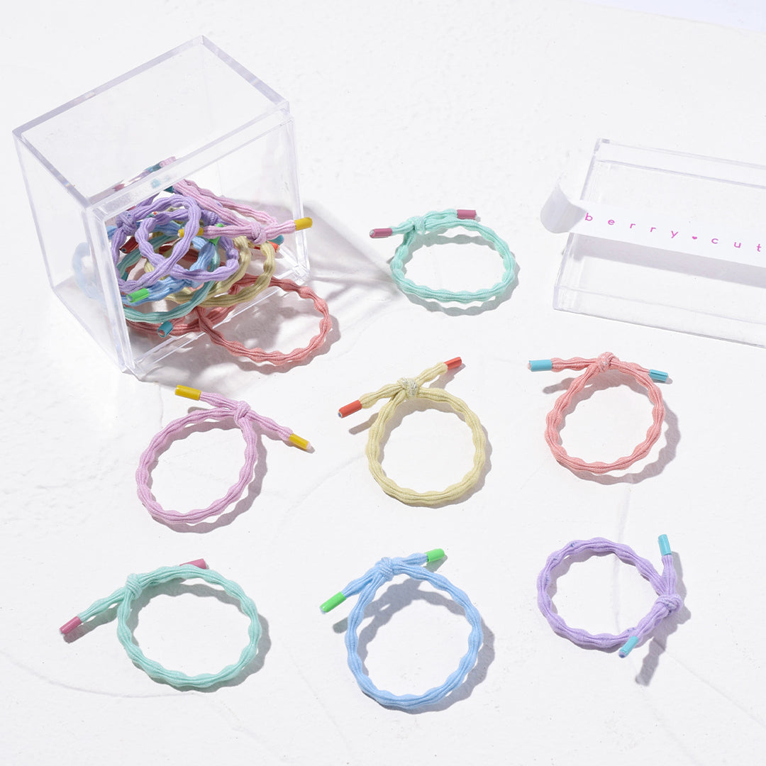 Stroberi Mini Colorful Box Hair Tie