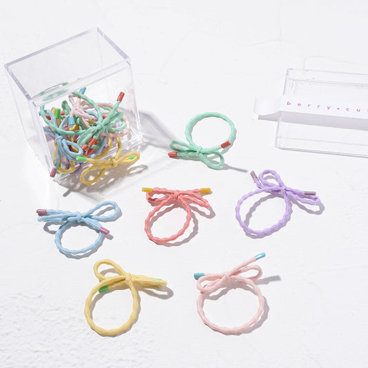 Stroberi Mini Colorful Box Hair Tie