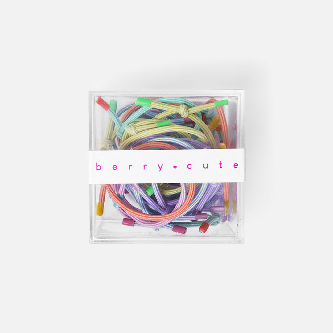 Stroberi Mini Colorful Box Hair Tie