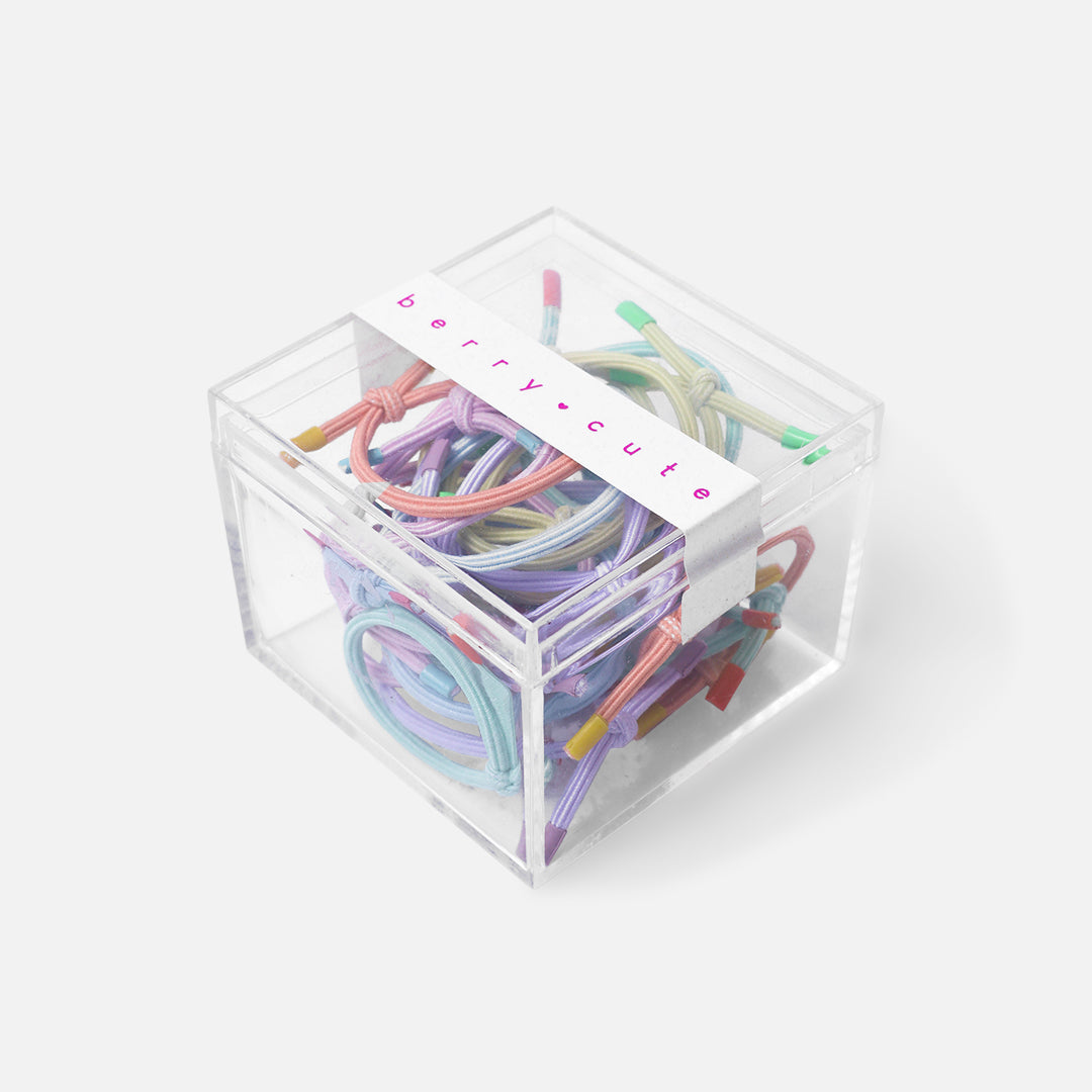Stroberi Mini Colorful Box Hair Tie