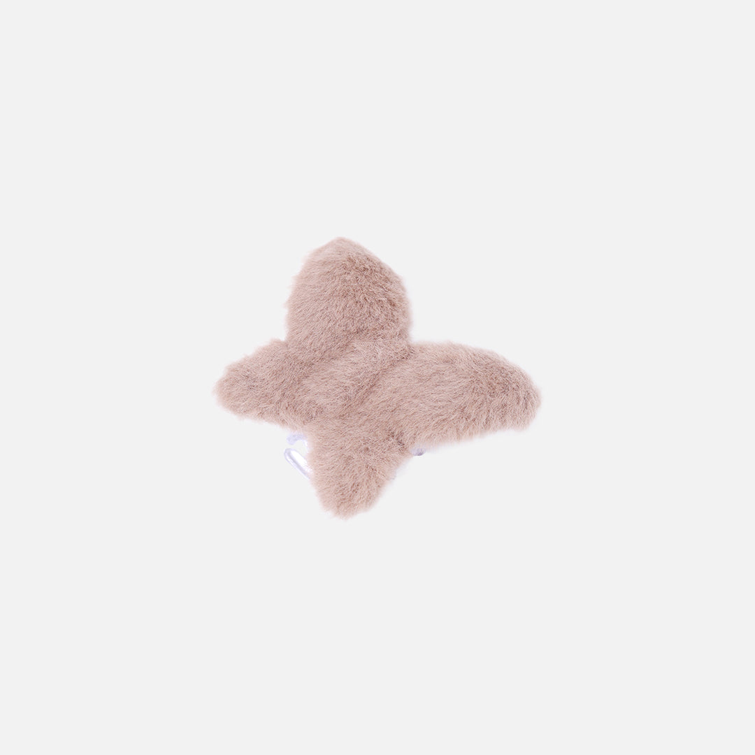 Stroberi Fur Butterfly Hair Clip