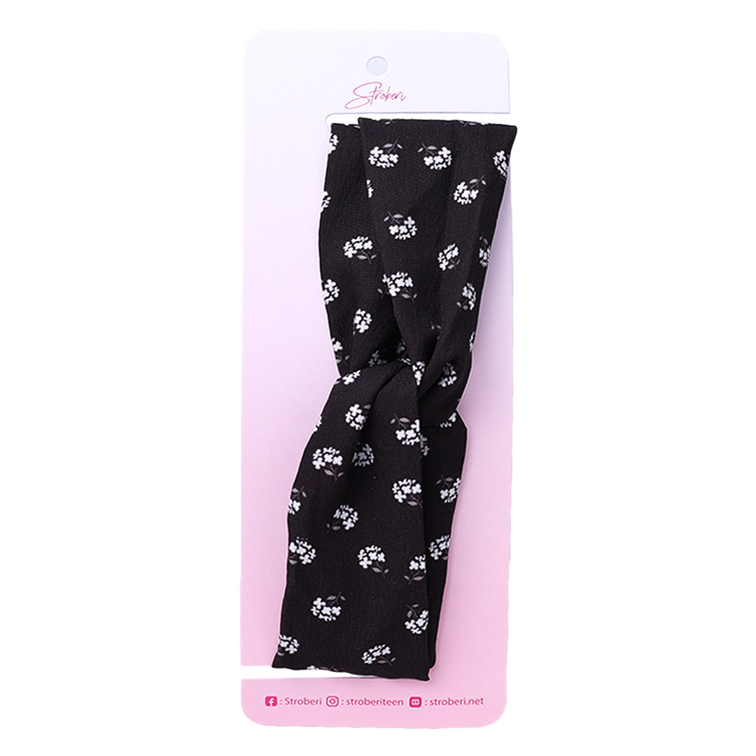 Stroberi Flower Fabric Headband