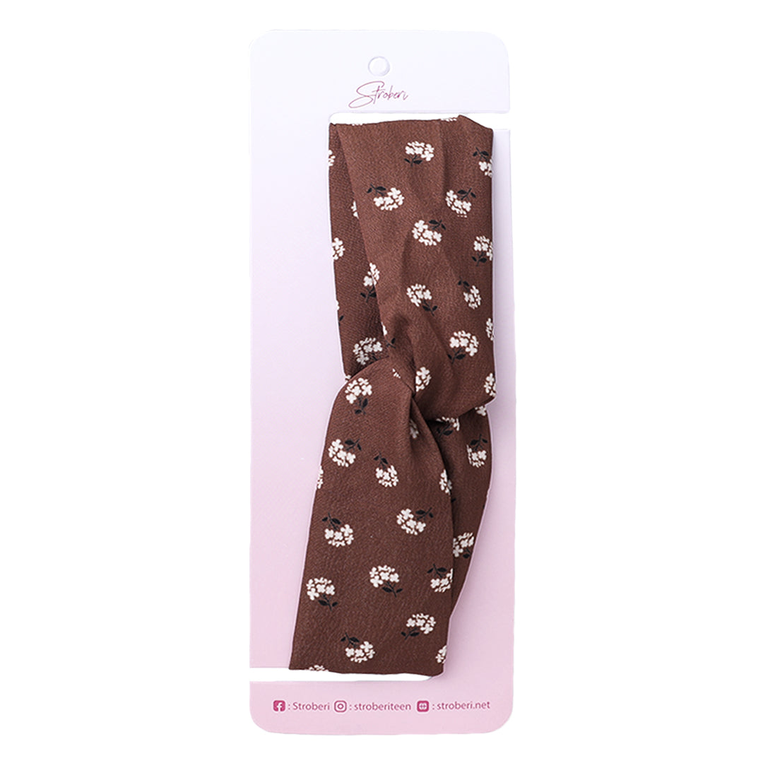 Stroberi Flower Fabric Headband