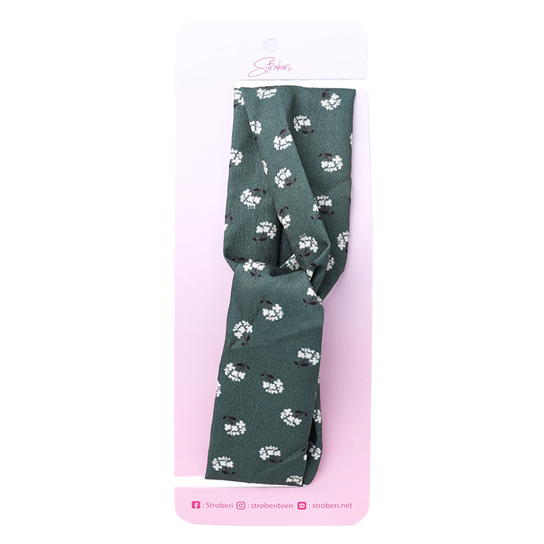 Stroberi Flower Fabric Headband