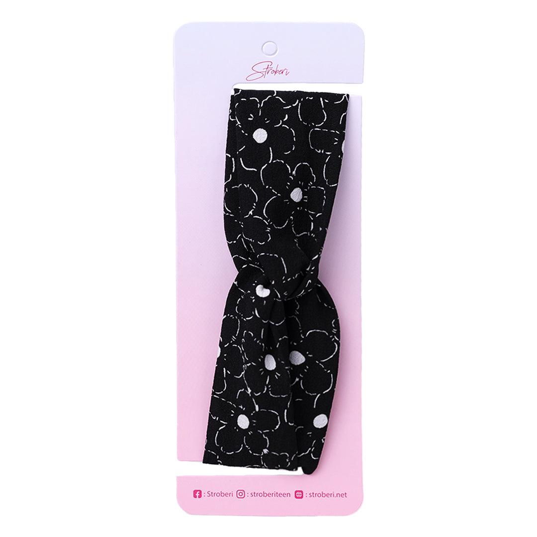 Stroberi Flower Fabric Headband