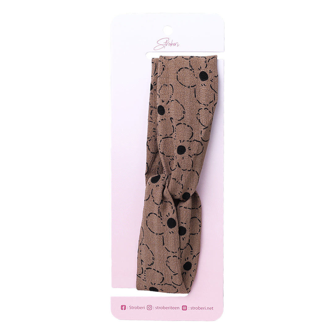 Stroberi Flower Fabric Headband