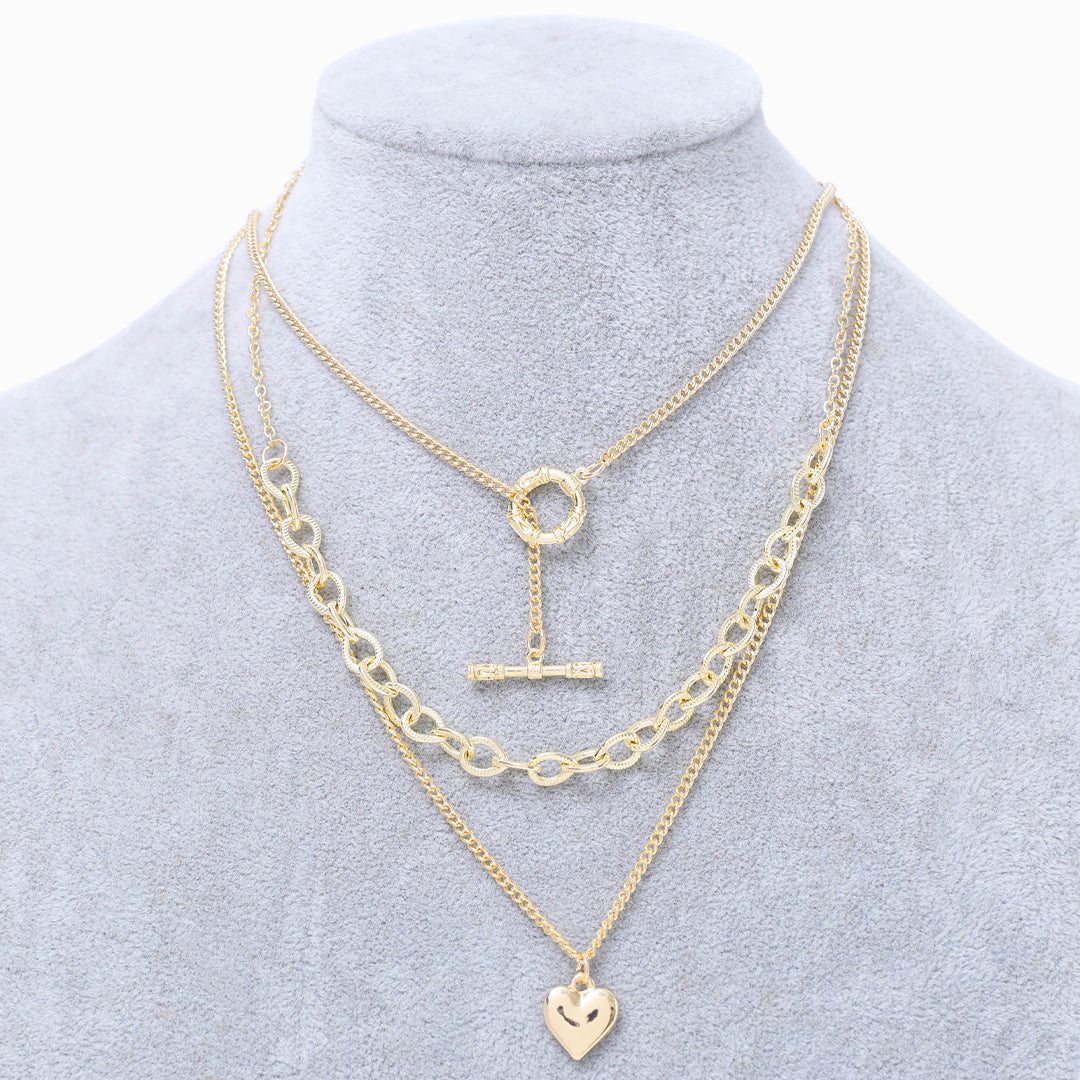 Stroberi New Gold Chain Necklace