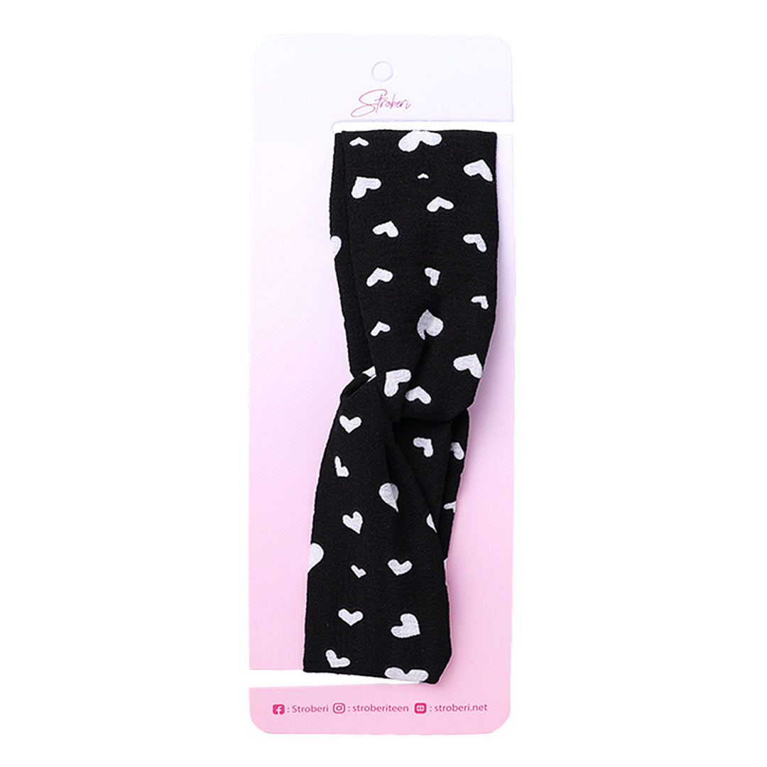 Stroberi Knot Fabric Headband -1