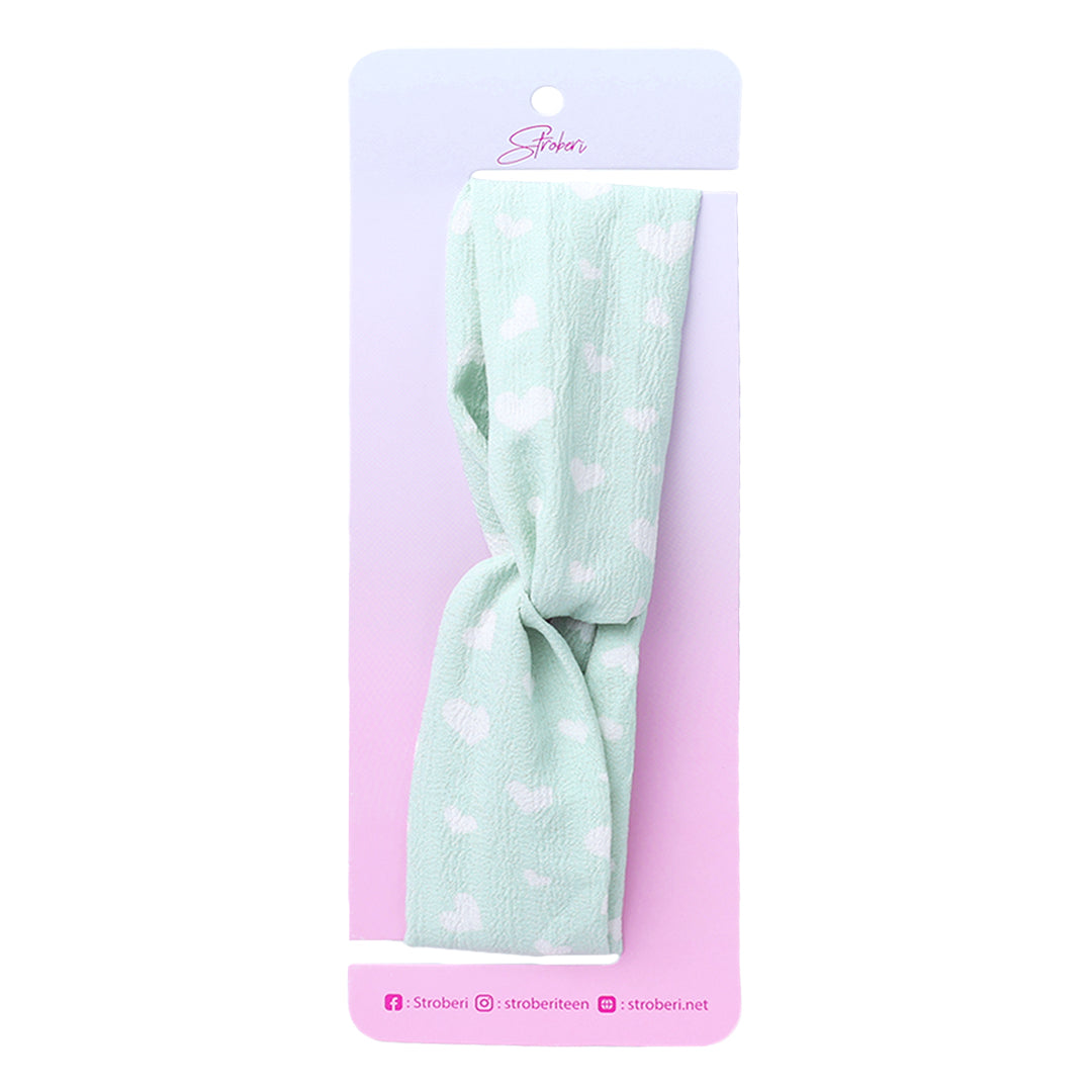 Stroberi Knot Fabric Headband -1