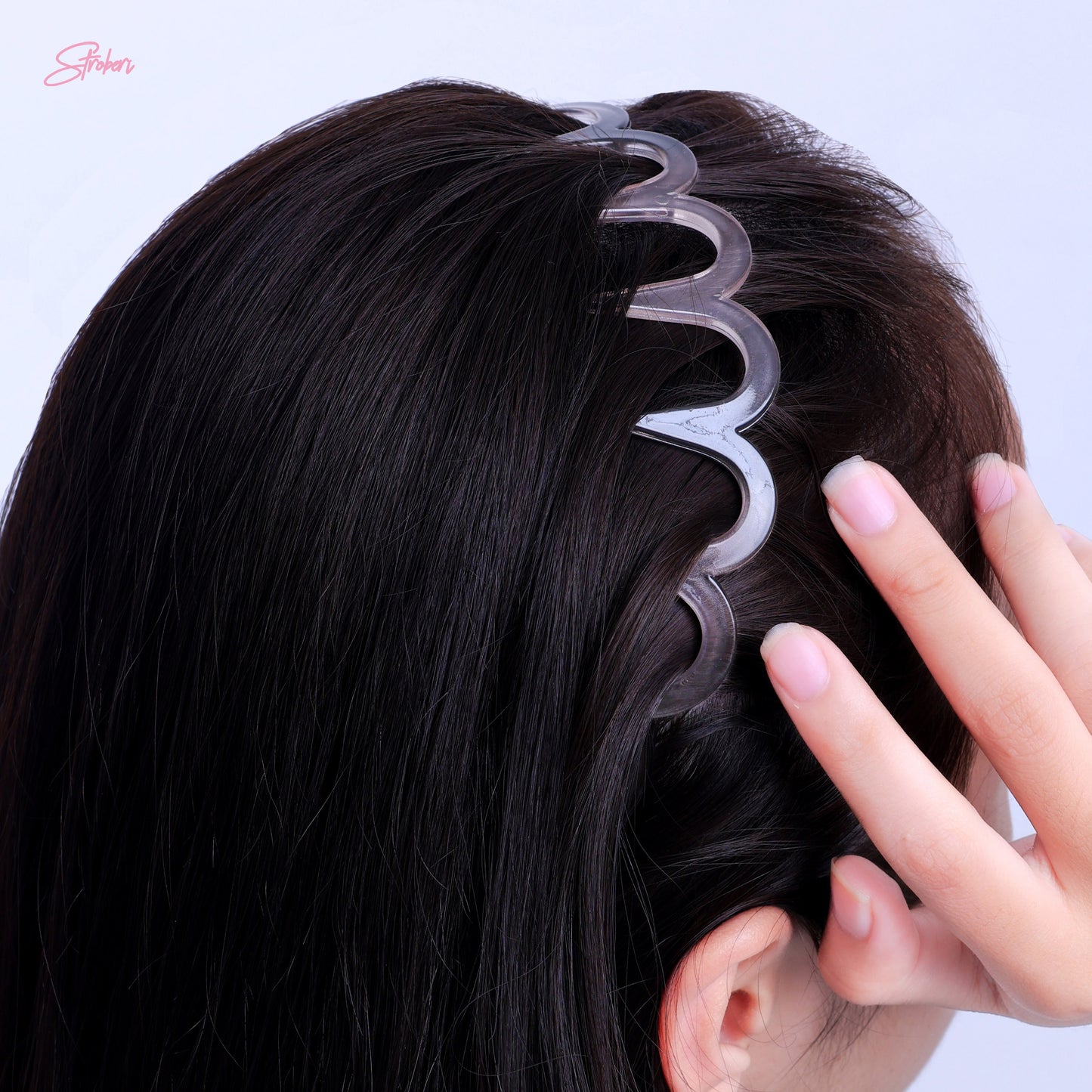 Stroberi Wave Claw Headband
