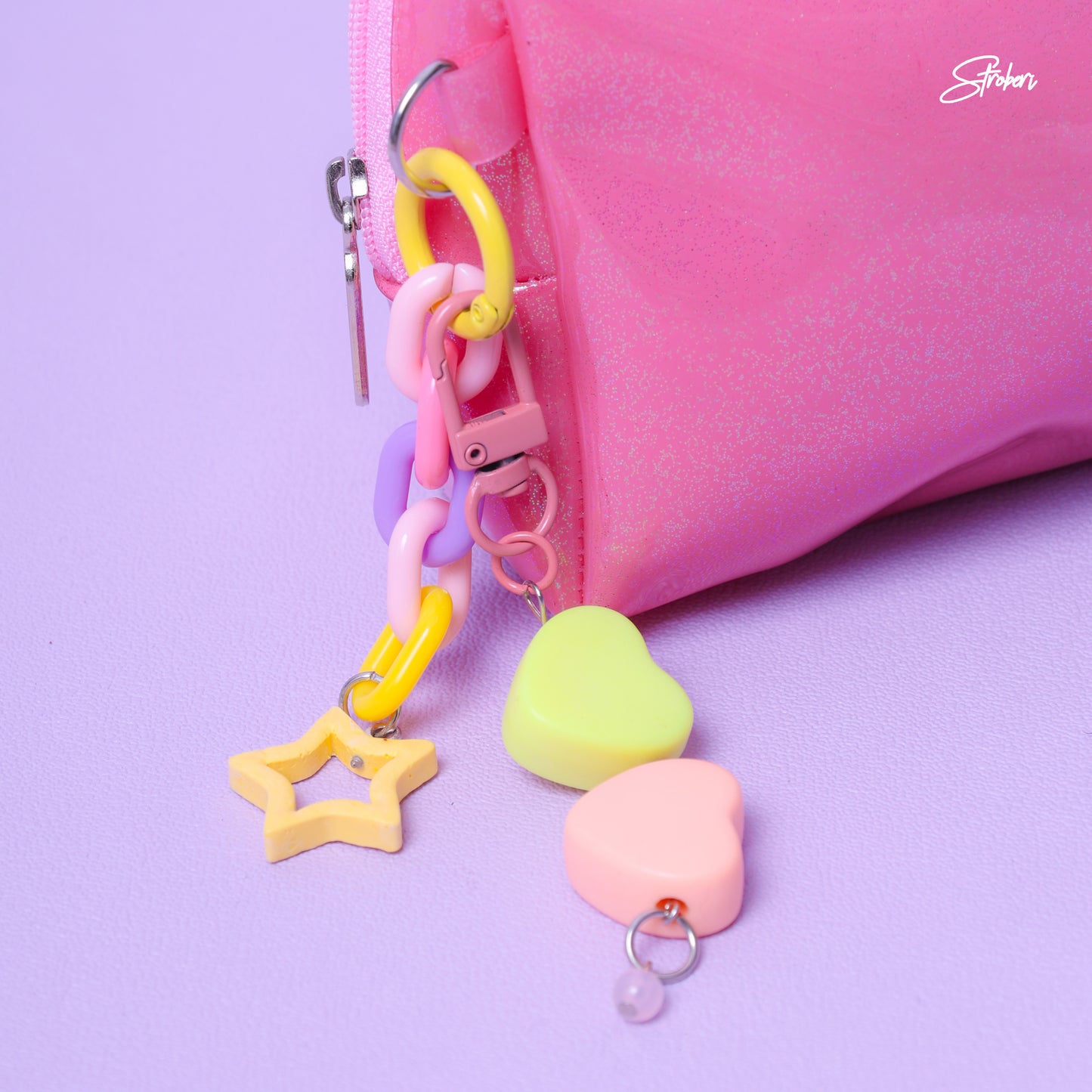 Stroberi Colorful Character Keychain -3