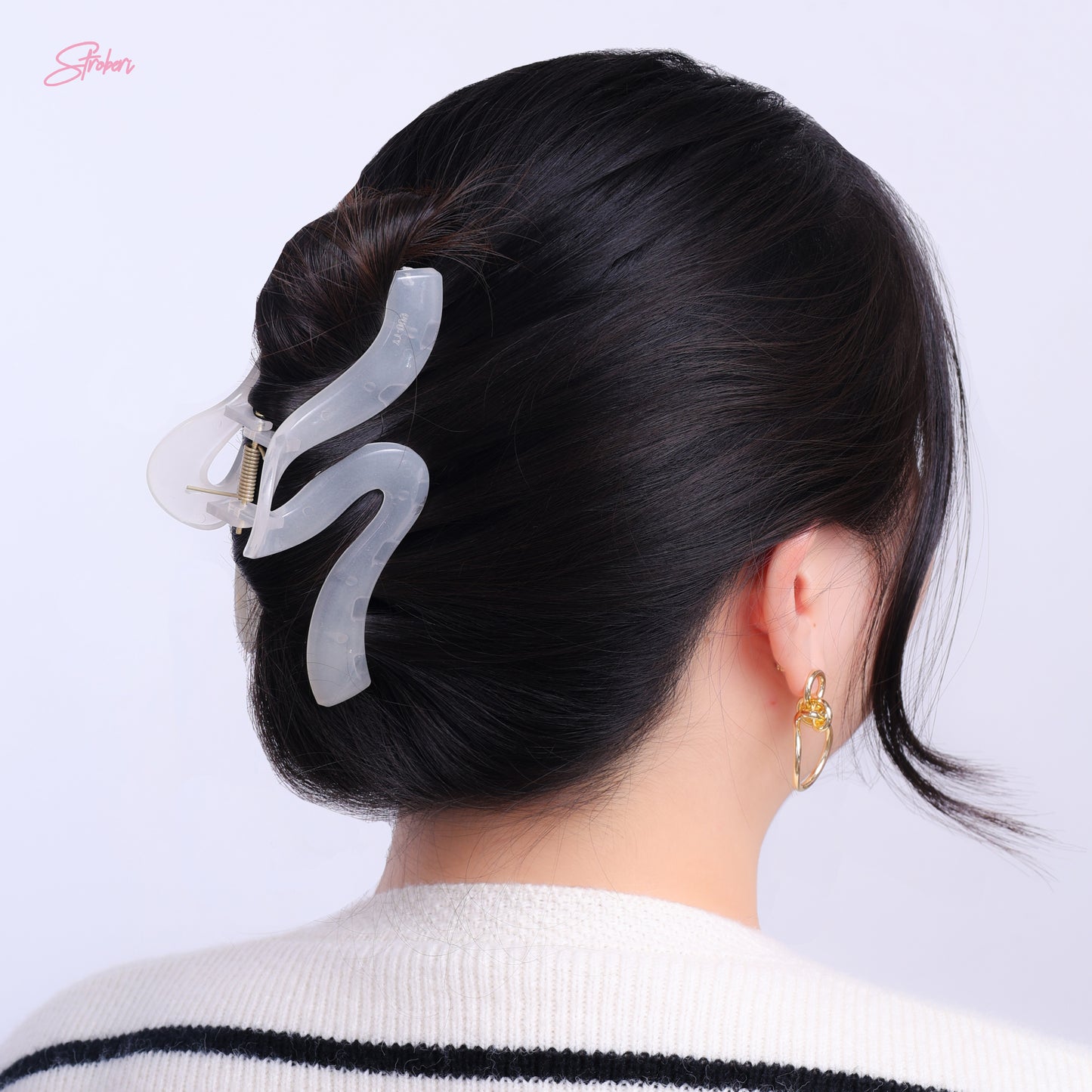Stroberi Swirl Simple & Color Hair Clip