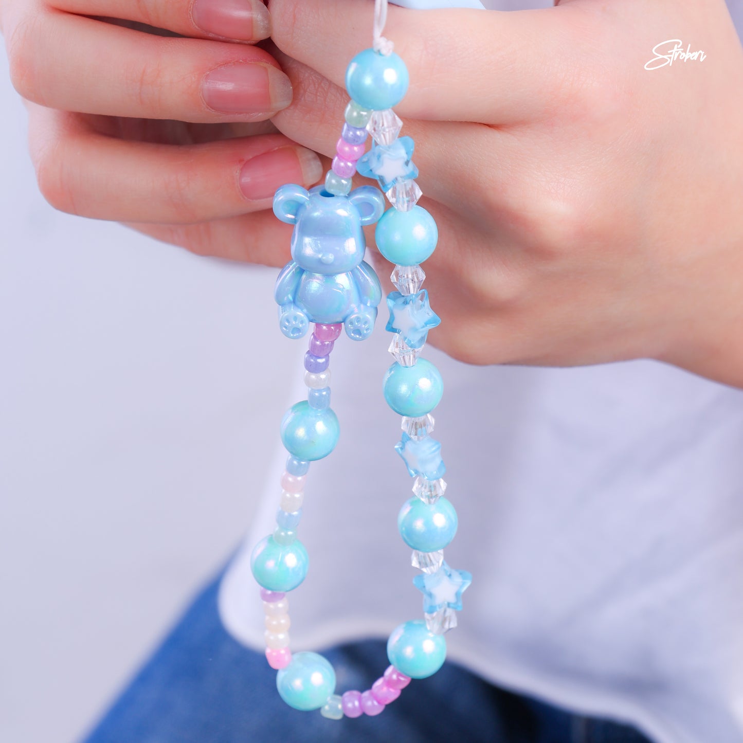 Stroberi Phone Strap Beads Accessories -5