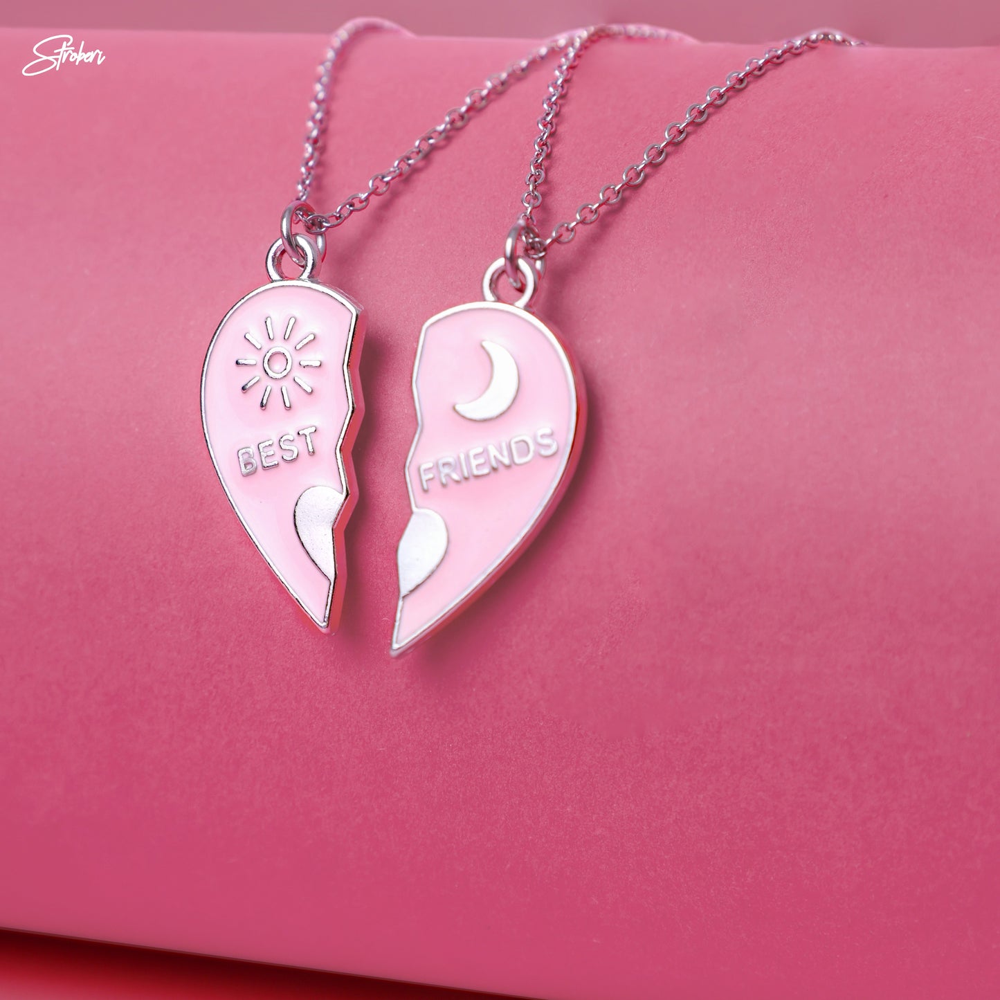 Stroberi Couple Chain Necklace