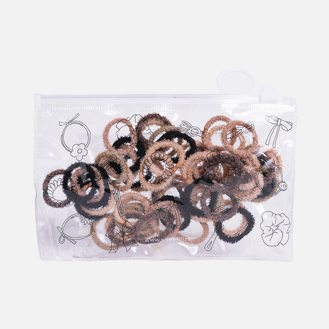 Stroberi Mini Towel Color Hair Tie Set