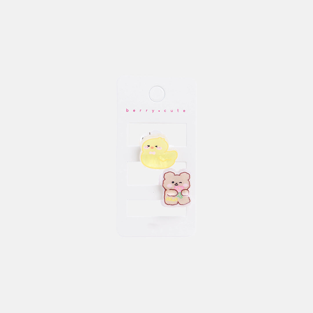 Stroberi Character Hair Clip Set