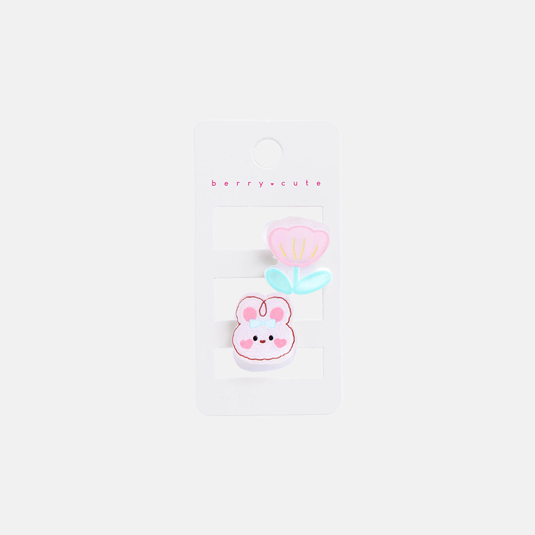 Stroberi Character Hair Clip Set