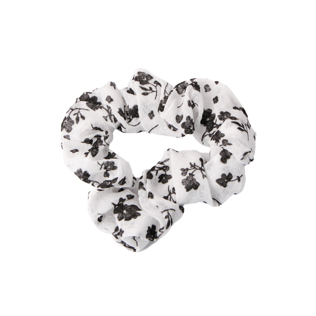 Stroberi Mini Scrunchie Flower Hair Tie