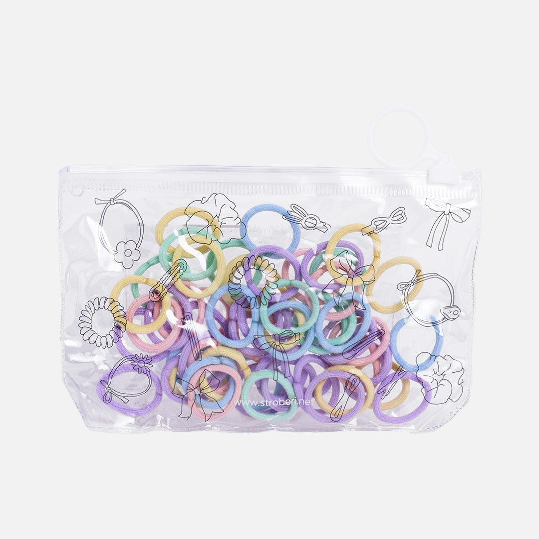 Stroberi Mini Towel Color Hair Tie Set
