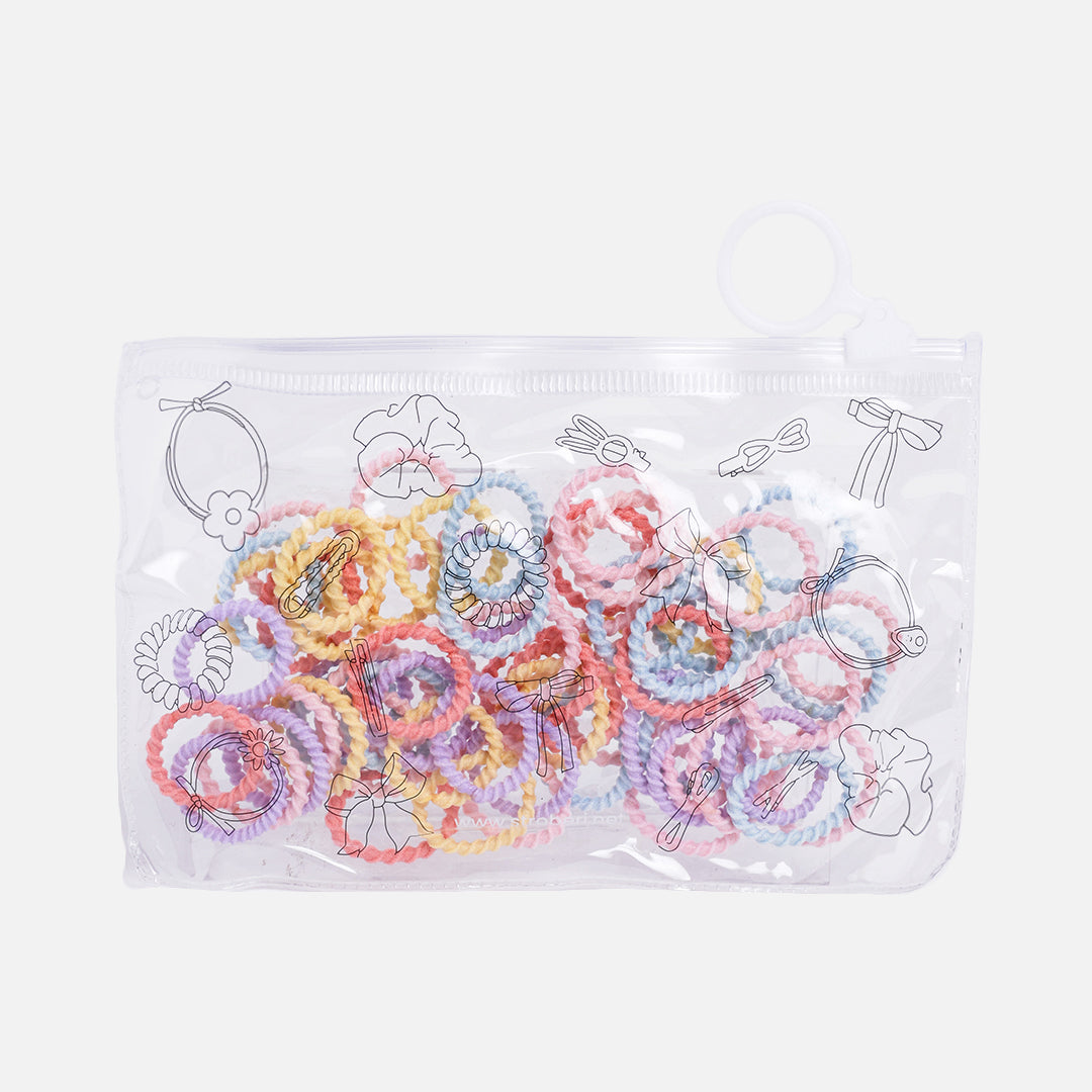 Stroberi Mini Towel Color Hair Tie Set