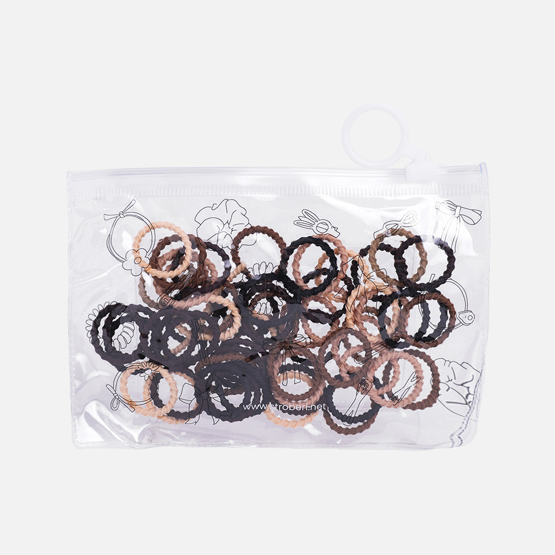 Stroberi Mini Towel Color Hair Tie Set
