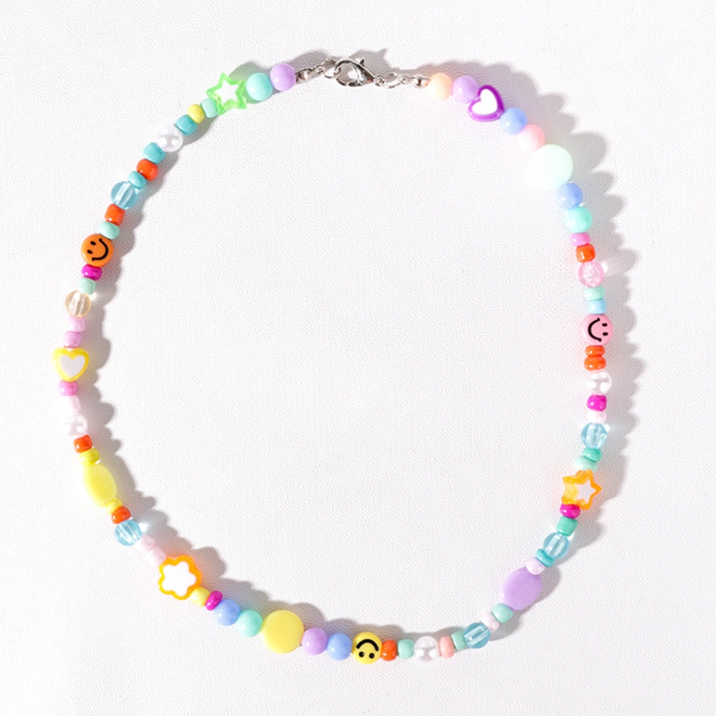 Stroberi Beads Colorful Necklace -2