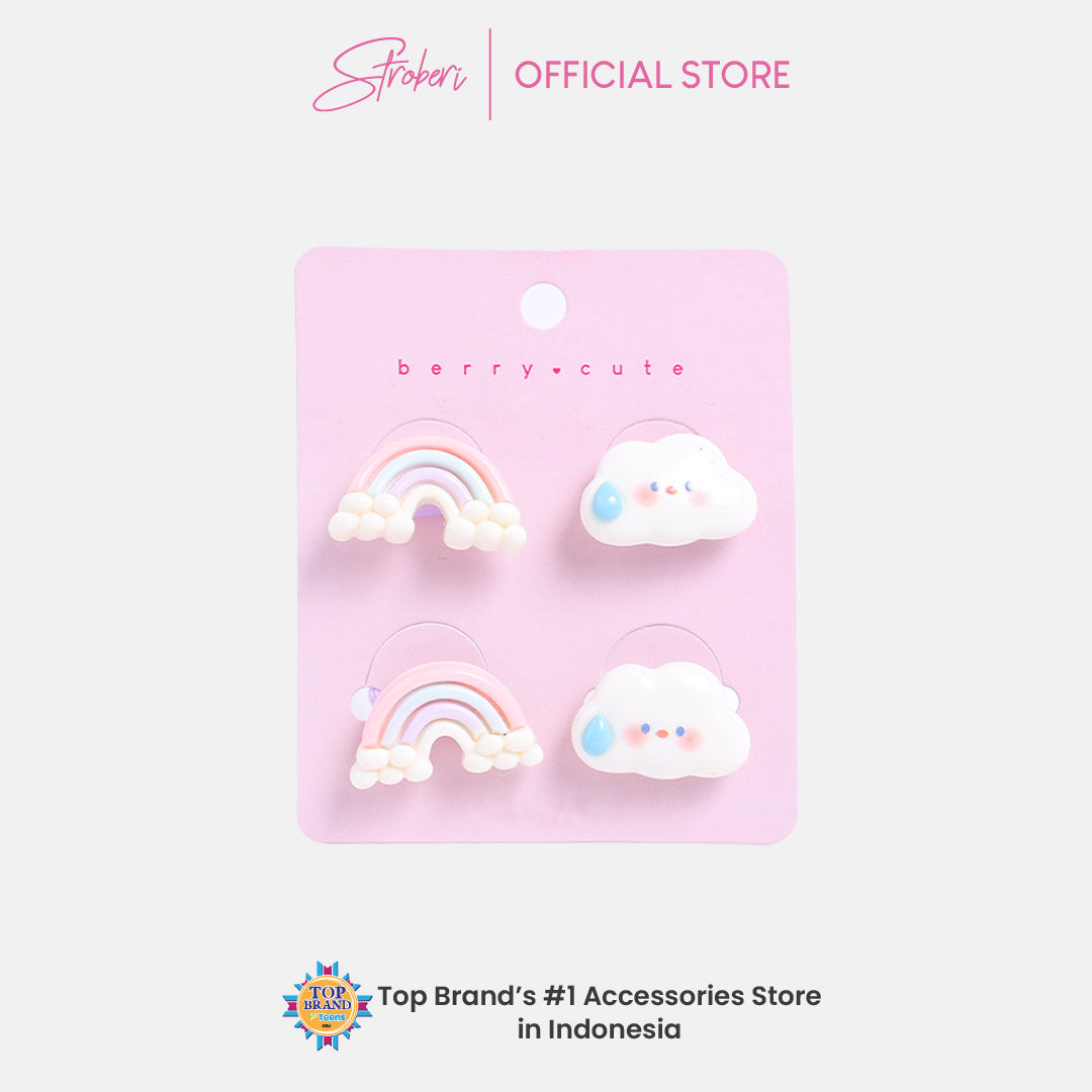 Stroberi Kids Character Hair Tie Set